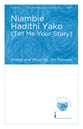 Niambie Hadithi Yako SSA choral sheet music cover